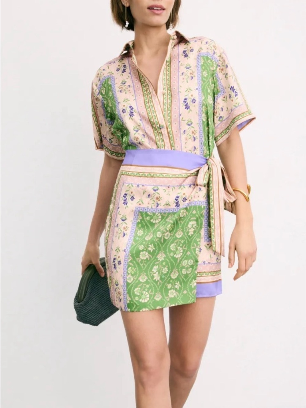 Misa Los Angeles Kezia Floral Mini Dress Small Great Condition